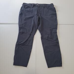 Duluth Trading Pants Womens 18 Short Gray Nylon Spandex Outdoor Hiking Workwear